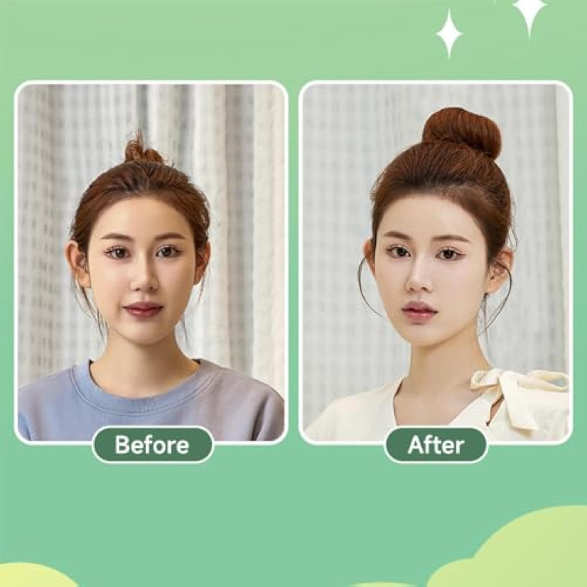 Puff Hair Head Cushion Headwear for Styling