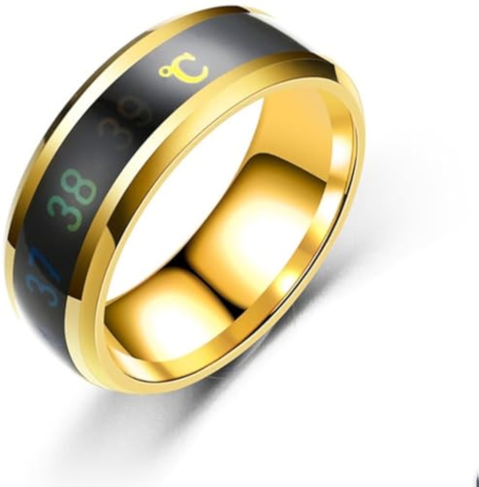 Temperature Sensor Thumb Ring, Unisex Design