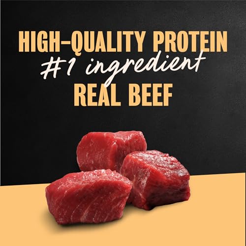 Image of Cesar Classic Loaf Wet Dog Food, Grilled Steak & Eggs, 3.5 oz, 24 Count | Real beef #1 ingredient, made in the USA, 100% complete & balanced, no fillers /added sugar /artificial flavor, easy peel trays