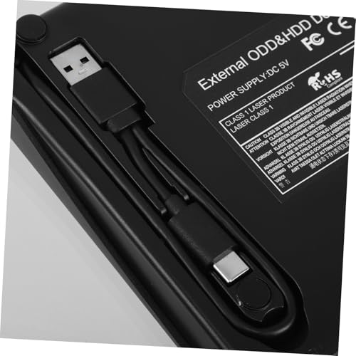 Lecteur CD DVD externe design compact et léger avec câble USB-C intégré - 3