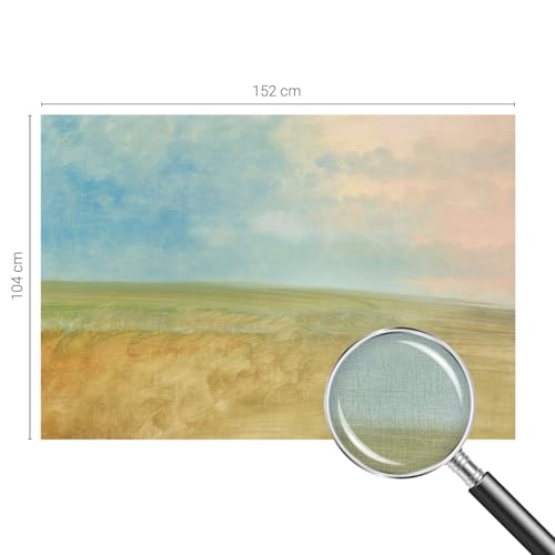 Adornos para pasillo tipo vinilos de 152x104 cm con estampados pastel elegantes 5