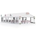 Devoko 20x40 Party Tent Heavy Duty Outdoor Wedding Tent with Removable Sidewall?Outdoor Gazebo Event Shelter Canopy, Large Tent for Wedding, Carport, Parties, Waterproof (White)