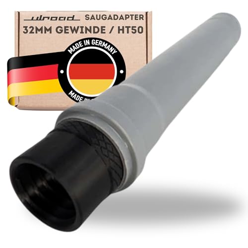 ULROAD Muffe 32mm Staubsauger Schlauch auf HT50 Rohr DN50 Adapter Absaugadapter für Absaugung Werkstatt
