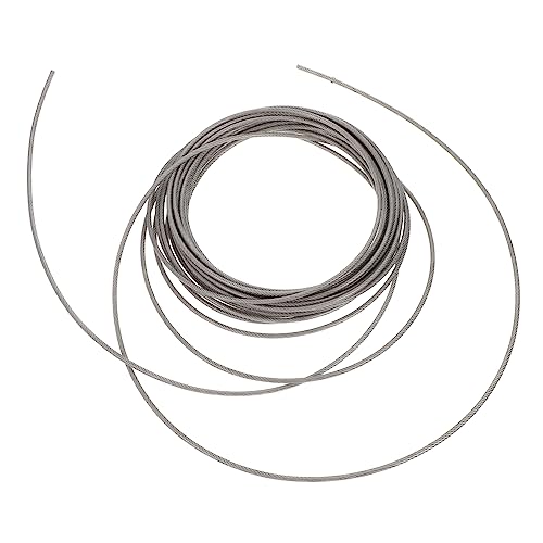 Hohopeti 1 Roll Rubber Coated Wire Rope Practical Stage Lights Stage Light Accessories Lanyard Safety Rope for Cable Stage Lamp Accessory Hanging Rope for Light PVC