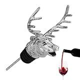 Cadeau idéal : améliorez votre expérience de consommation de vin avec ce bec verseur à tête de cerf. Un cadeau d'anniversaire parfait pour votre famille et vos amis qui aiment le vin.