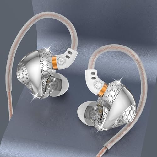 Image of H89 Wired Earbuds with Microphone,in Ear Monitor Headphones, IEM Earphones,Corded Headphones, Powerful Bass Crystal Clear Sound Ear Buds, Earbuds for Computer,School,PC,Students 3.5 Plug