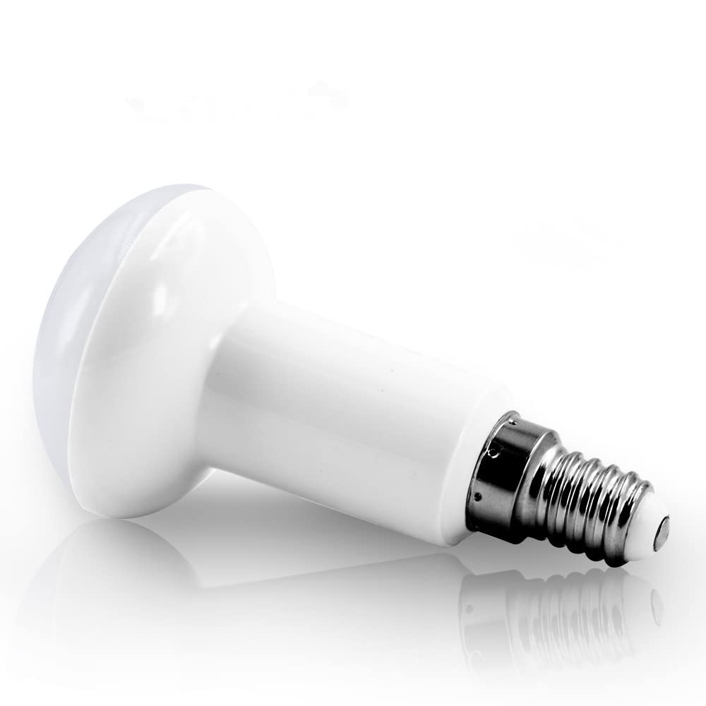 fengyan Casa bombillas 20 unids/lote R38 E14 R50 E27R63 6 W/9 W/12 W plástico + aluminio blanco cálido luz AC220V-240V bombilla Led Familiar Lámpara ( Color : 6500k cool white , Talla : E14 9w )