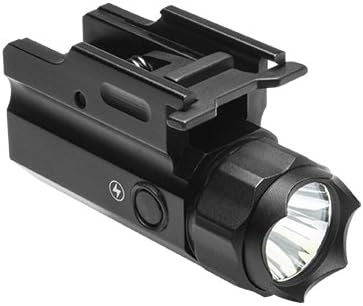 Tactical Quick Detach LED Pistol Light Flashlight w/Strobing Function - Fits Ruger SR9 P95 S&W M&P 2.0 Springfield XD FN 509 FNX FNS Five-Seven Full Size Pistols
