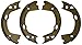ACDelco Professional 17982B Bonded Rear Parking Brake Shoe Set