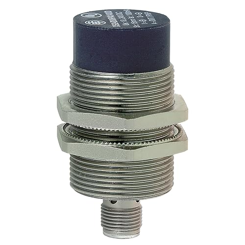 Telemecanique Sensors XS630B4PAM12 Universal Series Inductive Proximity Sensor, Multi-Function, Metal 30-mm Barrel, Non-Flush Mount, 3-Wire DC PNP Wiring, PNP Input, NO Output, M12 Micro-Connector