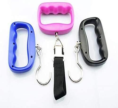 Utility Luggage Scales Portable Scales Accurate Courier Scales Spring Balance Hand-held Portable Electronic Scale 50kg Hanging Scales Weighing(OneColor)