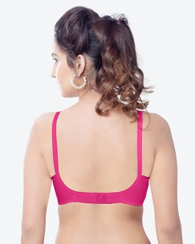 Image of Brida Kavya Xtrasoft Cotton Round Stitch Minimizer Bra - Full Coverage, Plus Size