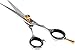 Utopia Care - Professional Barber Hair Cutting Scissors/Shears (6.5 Inches) with Fine Adjustable Tension Screw and Detachable Finger Rest - Silver