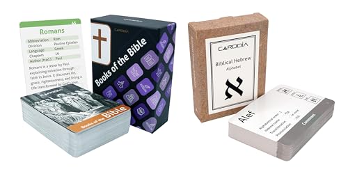 Biblical Hebrew Alphabet and Books of The Bible Flashcards