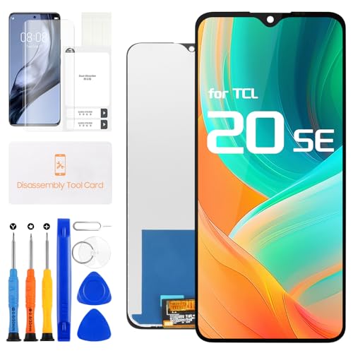 Image of LCD Display for TCL 20 SE Screen Replacement for TCL 20 SE LCD Screen T671H T671F T671O T671E for TCL 20SE Touch Screen Digitizer Full Assembly with Repair Parts
