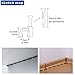100 Pack Nail in Cable Clips Ethernet Cable Nails Tacks Clips 8mm for Electrical, Ethernet, Dish Wire, Coax Cable, RG6, RG59, CAT6, RJ45 Cable