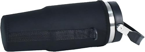Miniatura 3 de AF-WAN Funda aislante de neopreno para botella de agua, impermeable, antideslizante, antiarañazos, con correa para el hombro, compatible con vaso