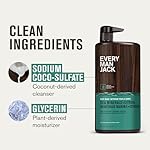 Every Man Jack Men’s Hydrating Body Wash for All Skin Types - Cleanse and Hydrate Skin with Naturally Derived Marine Extracts, Coconut Oil, and a Sea Minerals + Citron Scent - 33.8 fl. oz. - 2 Bottle - Image 5