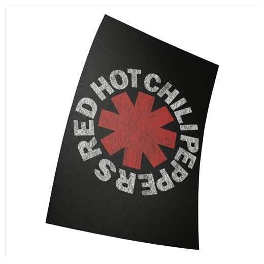 Red Hot Chili Peppers - Póster vintage de 15 x 23 pulgadas, 38 x 58 cm (380 x 580 mm)