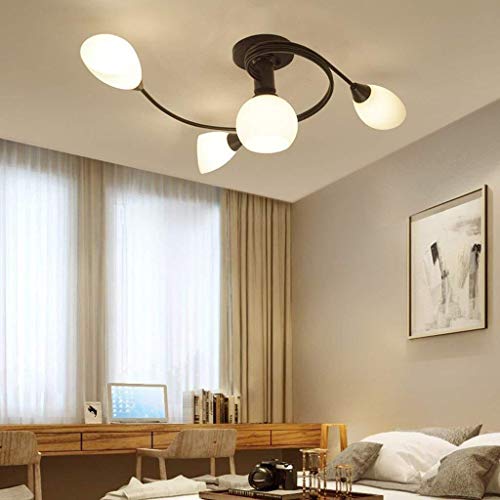 Lampes suspendues lustre monté en surface 4 têtes pour plafond - 5