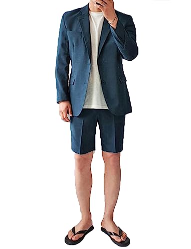Costume d'été homme veste et short pour un mariage décontracté chic