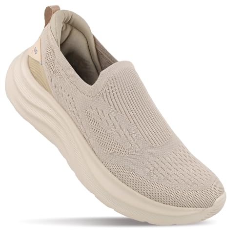 Image of WALKAROO Men's Sports Shoe |Gym,Training,Walking,Jogging,Casual Shoes for Men|Breathable Knit Slip-On Shoes |ONG97011