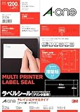 エーワン ラベルシール キレイにはがせる A4 12面 100シート 31256