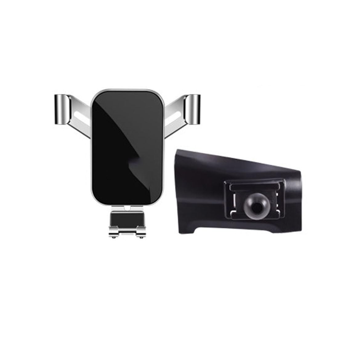 CAKERS Car phone holder,Compatible with Mitsubishi Outlander 2016–2022,Auto Parts,silver