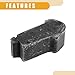 Partuto Hood Stop Buffer No.65158-VK000 - Car Hood Bumper Support - for Nissan NP300 Rubber Black - 2 Pcs