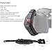 LYNCA E6 Camera Leather Wrist Hand Strap Adjustable Hand Grip Straps DSLR BL