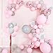 Produktbild SPECOOL 74 Pcs Ballon Guirlande Kit Balloon Décoration d Anniversaire de Ballon Argent Métallisés, Roses,Gris et Confettis Ballon en Latex Pack pour Anniversaire De Mariage Toile De Fond Décorations