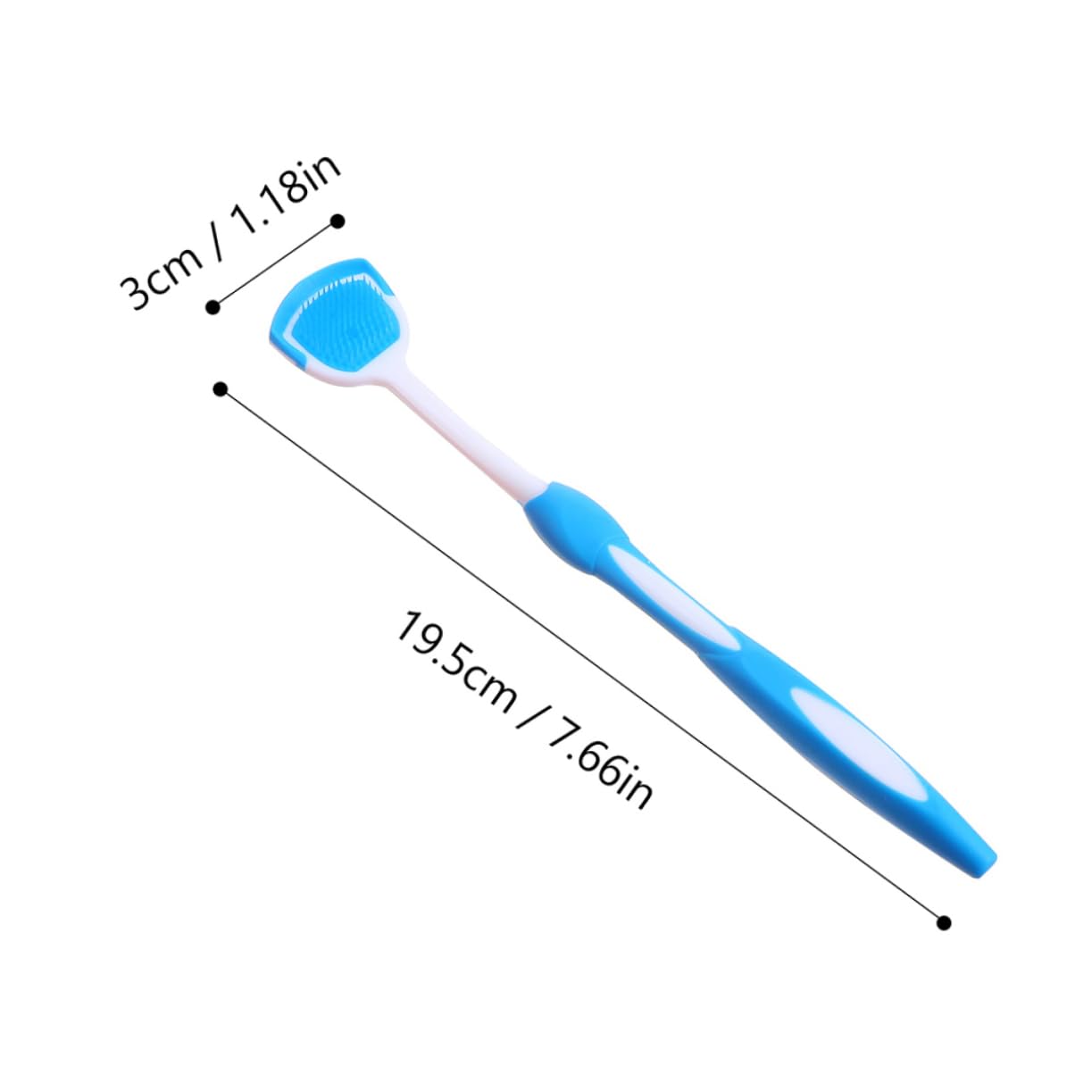 PACKOVE 3 Set Raschietti Per Lingua Per Fresco E Orale Colori Blu Uso 4 Pezzi * 3