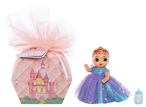 Baby Born Surprise Small Dolls Series 9 - Unwrap Surprise Collectible Baby Doll with 3 Water Surprises, Princess-Themed Dress, Color Change Diaper, Castle Packaging, for Kids Ages 4 & Up