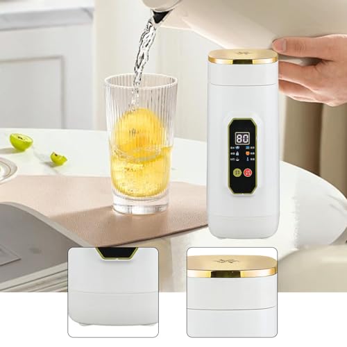 Tetera Eléctrica portátil 450 ml acero inoxidable miniatura 3