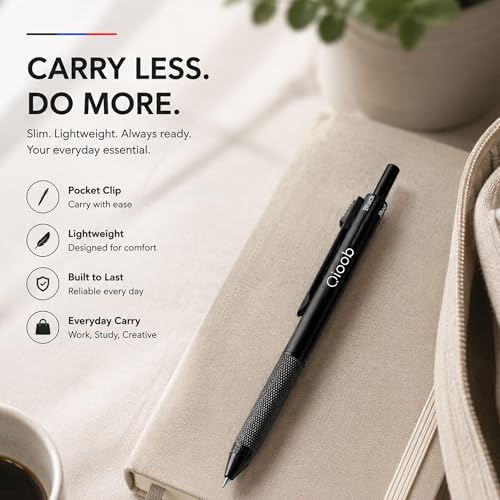 Image of Multicolor Pen | 4-in-1 Multifunctional Ballpoint Pen - Black, Blue, Red & 0.5mm Pencil | Smooth Writing Tool for School, Office, and Journaling