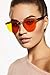 THL Sleep Blue Light Blocking Glasses for Better Sleep - Rimless - Amber Orange Computer Filter Anti Eye Strain Lenses (Black) Regular