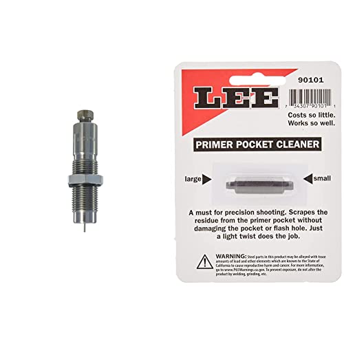 Lee Precision 90292 Decapping Die, Adultos Unisex, Multicolor, Talla Única & 90101 Limpiador Alojamiento del Pistón, Multicolor, Talla Única