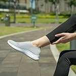konhill Women's Walking Tennis Shoes - Lightweight Athletic Casual Gym Slip on Sneakers - Image 4