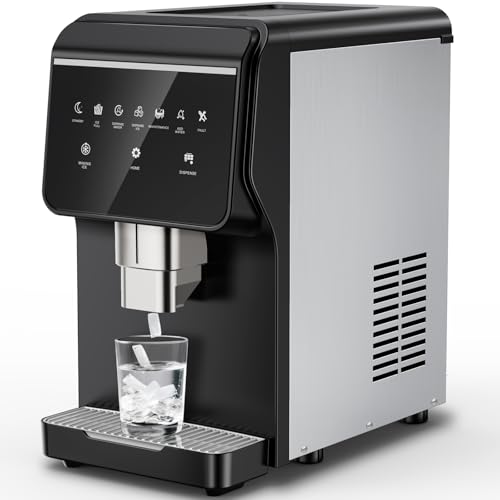 Image of 3-in-1 Nugget Ice Maker with Ice /Water Dispenser,90Lbs /24H Pellet Chewable