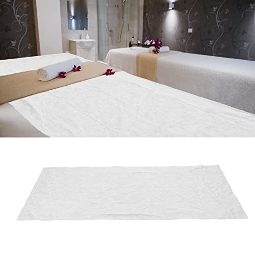 Lot de 100 draps de lit jetables blancs 170x70cm pour table de massage