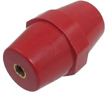 IIVVERR 11/32" Thread Diameter Red Busbar Enhanced Insulator SM-76 11/32" Thread Diameter Red Busbar Enhanced Insulator SM-76