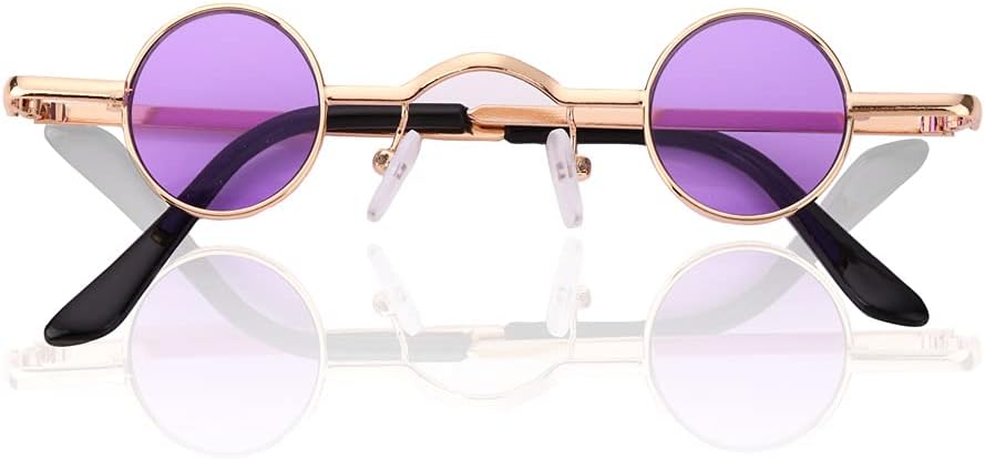 Retro Glasses Out-of-The-Ordinary Sunglasses with Extremely Small Lenses Unisex - Image 2