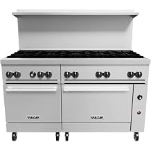 Vulcan 60-SS-10B-N Vulcan Endurance Gas Range - 10 Burners - 2 Ovens - 60-SS-10B-P, Standard, Natural