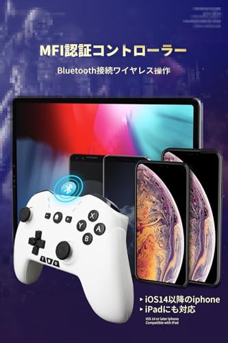 ワイヤレス コントローラー Switch/PC/IOS/Android全対応【方向ボタンレイアウト可能/背面ボタン/スマホホルダー付き】プロコン ゲームパッド 自動連射 Bluetooth/2.4GHz/有線接続 6軸ジャイロセンサー マクロ機能 MFI認証 HD振動 高耐久ボタン 日本語説明書付き (Green)