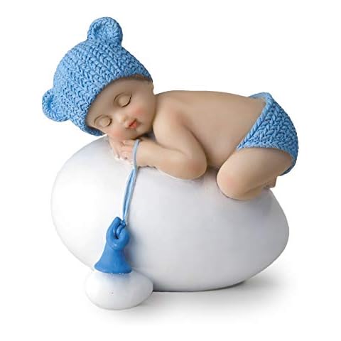 Mopec Baby Blue Sleeping Figurine on Egg Cover