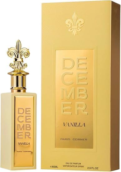December Vanilla, Eau de Parfum, Flor de Lirio, 85 ml, Perfume Unisex de Vainilla
