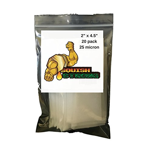 Nylon Rosin Press Filter Bags 2" X 4.5" (20 Pack, 25 Micron) #TOP4