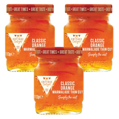 Cottage Delight - Classic Orange Marmalade Thin Cut - 113g - Pack of 3