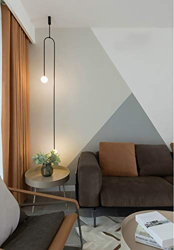 Lustre LED Simple aux finitions robinets dorés d'architecte