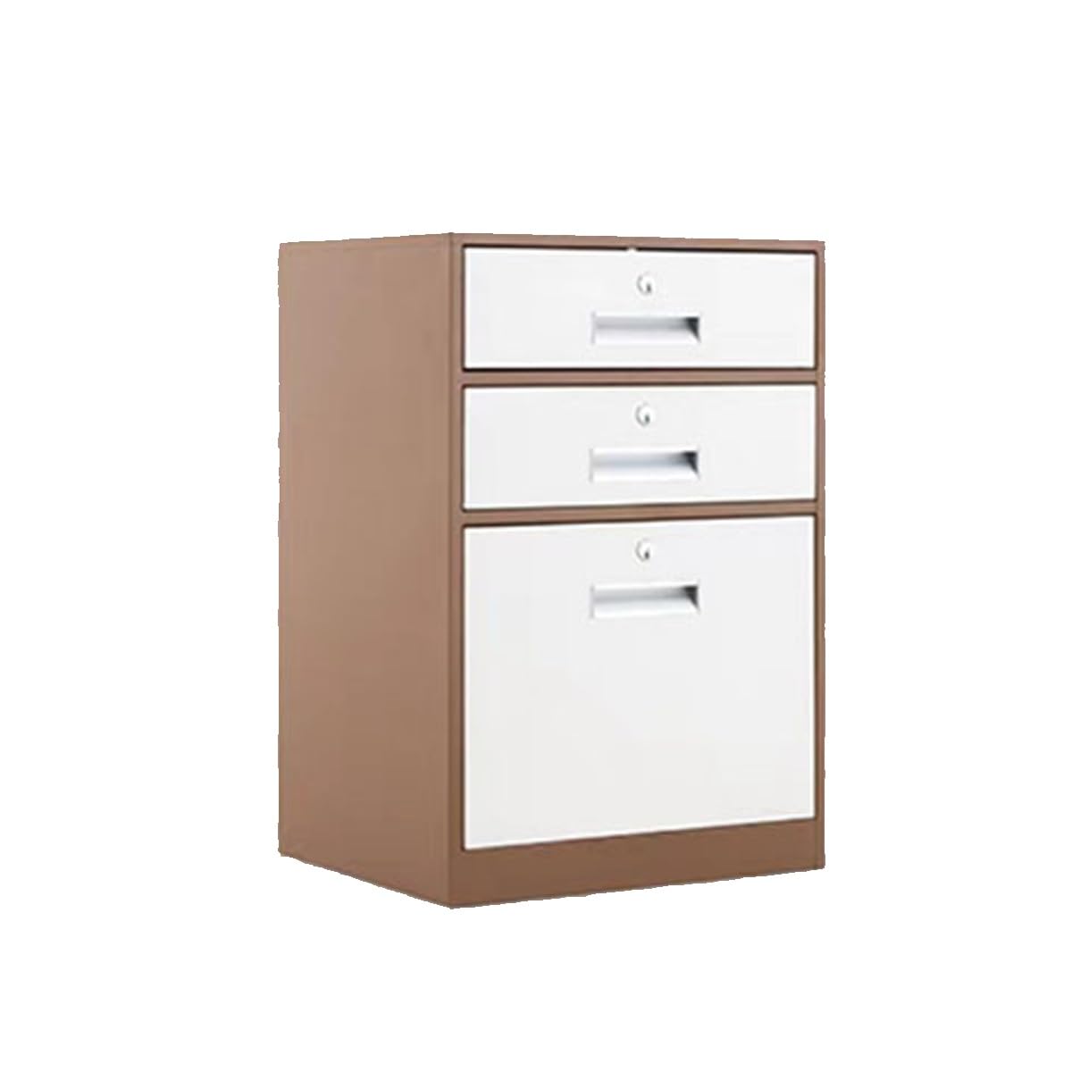 SaryEdge Versatile Floor Standing Low Cabinets with Desk DrawersStylish Office & Living Room Storage Solutions for Files Folders and Home Decoration,Wei?-Einheitsgr??e